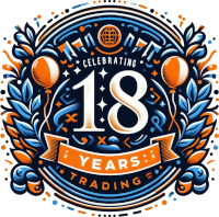 Celebrating 18 Years Trading, Since 2007